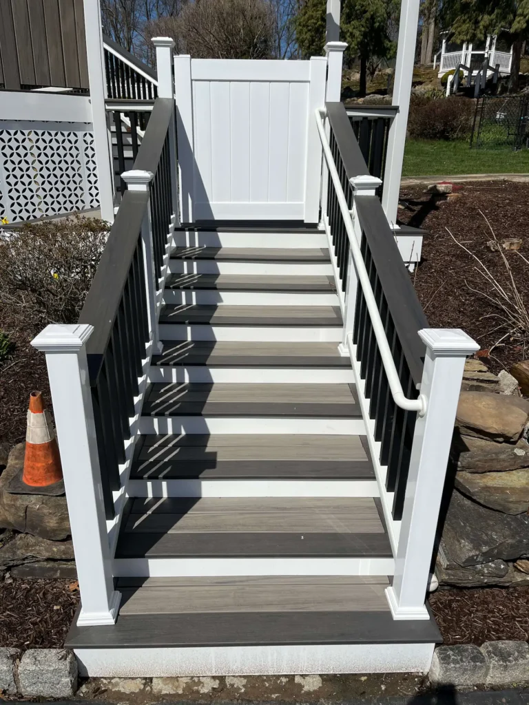 Deck remodeling Deck construction Back yard upgrade Vinyl deck Vinyl decking Composite decking deck builder near me deck contractors near me Low maintenance deck