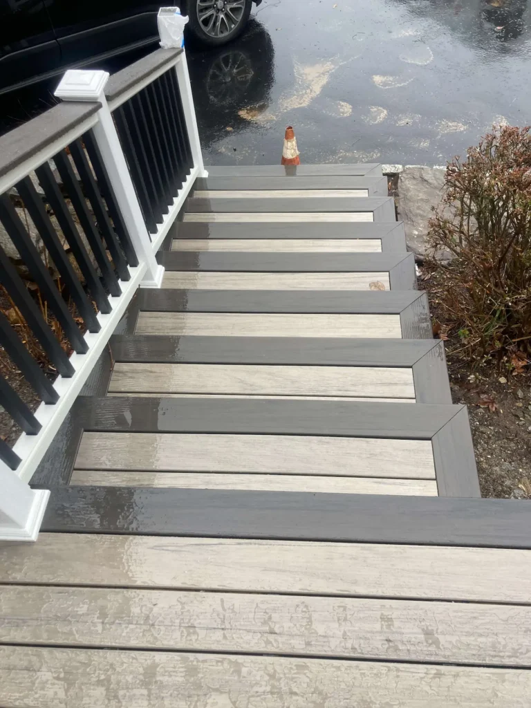 Deck remodeling Deck construction Back yard upgrade Vinyl deck Vinyl decking Composite decking deck builder near me deck contractors near me Low maintenance deck