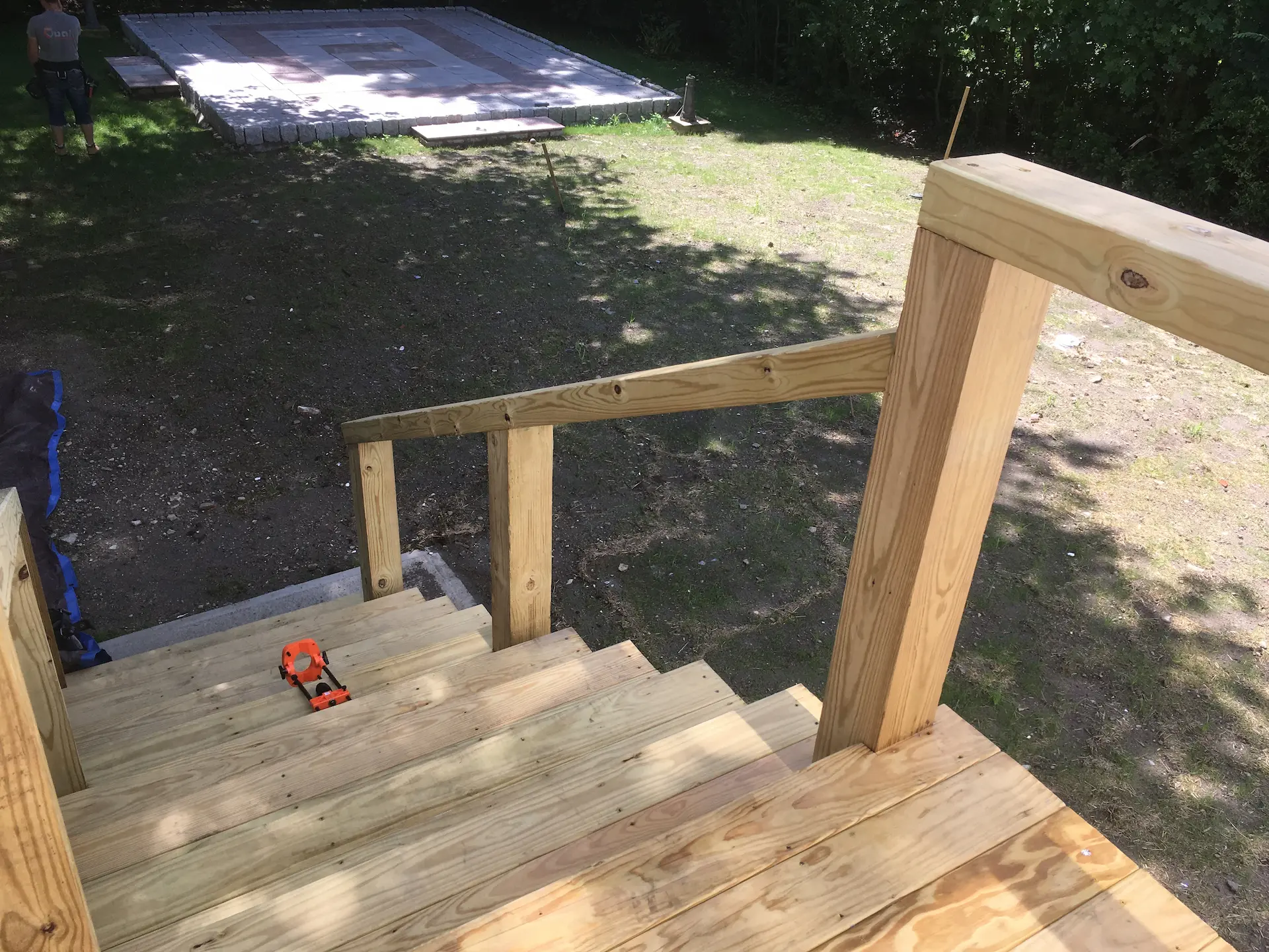 Deck remodeling Deck construction Back yard upgrade Vinyl deck Vinyl decking Composite decking deck builder near me deck contractors near me PT deck with wire rails