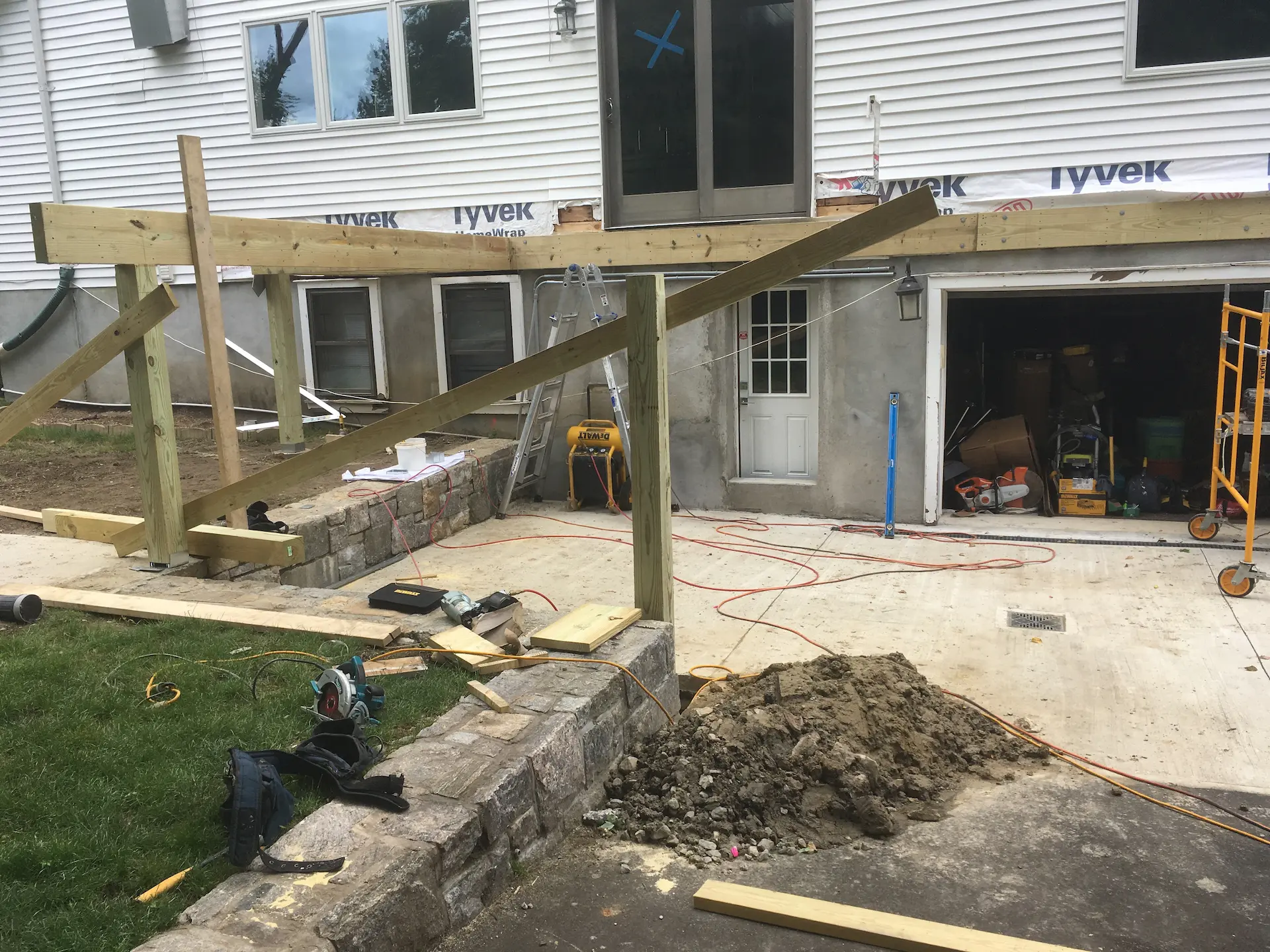 Deck remodeling Deck construction Back yard upgrade Vinyl deck Vinyl decking Composite decking deck builder near me deck contractors near me PT deck with wire rails