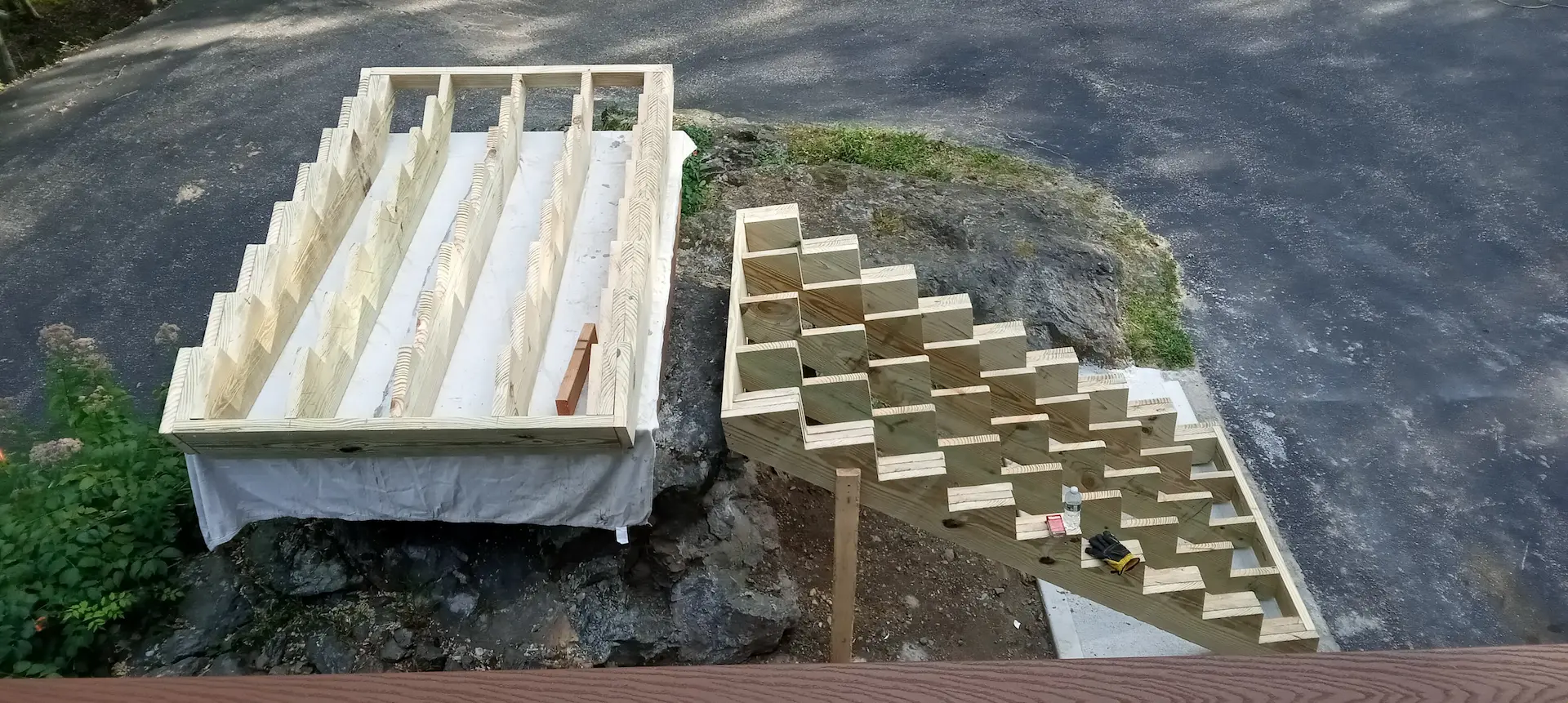 Roof top deck on pedestals Deck remodeling Deck construction Back yard upgrade Vinyl deck Vinyl decking Composite decking deck builder near me deck contractors near me Low maintenance deck