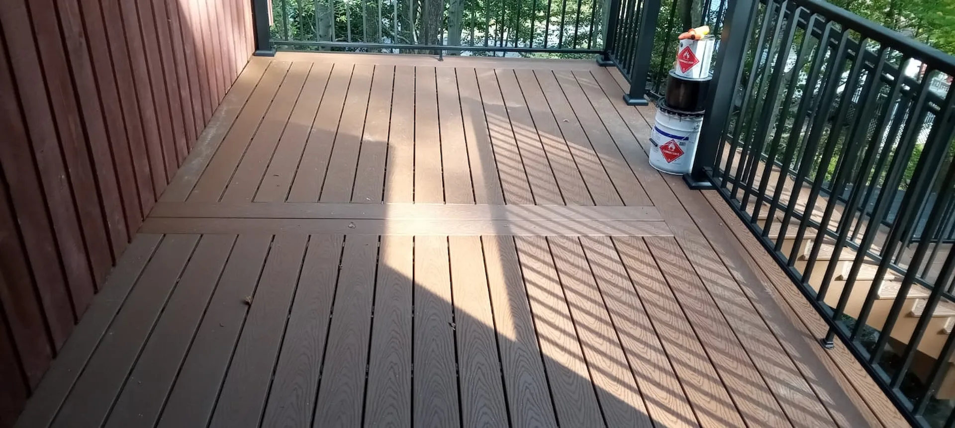Roof top deck on pedestals Deck remodeling Deck construction Back yard upgrade Vinyl deck Vinyl decking Composite decking deck builder near me deck contractors near me Low maintenance deck