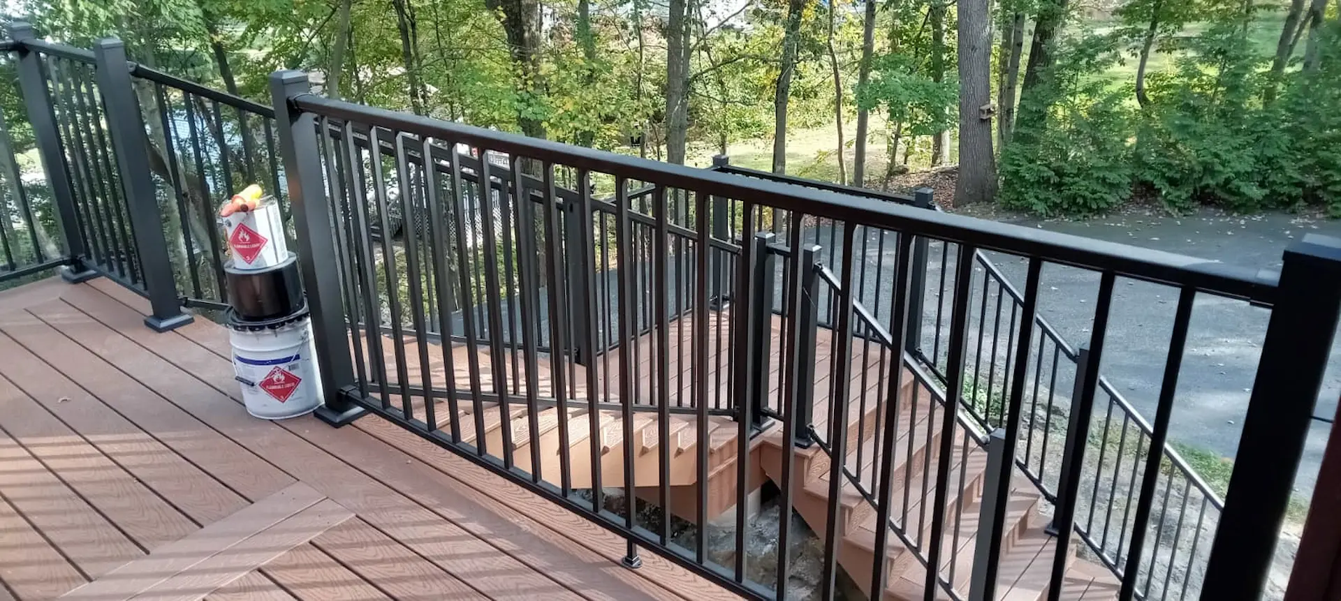 Roof top deck on pedestals Deck remodeling Deck construction Back yard upgrade Vinyl deck Vinyl decking Composite decking deck builder near me deck contractors near me Low maintenance deck