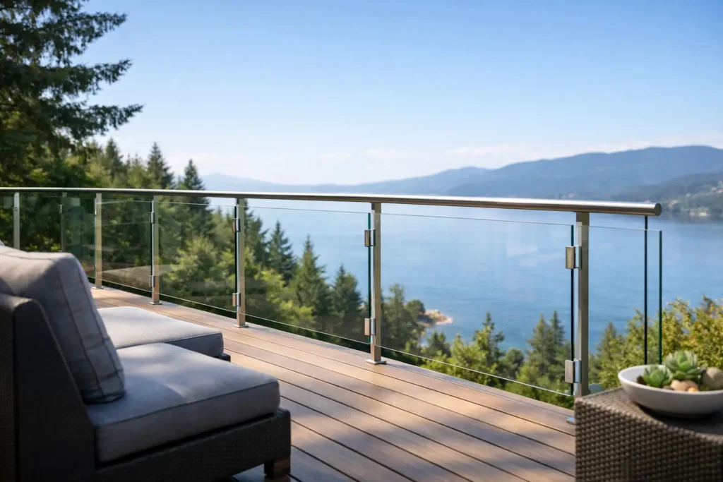 Glass Deck Railing Systems for Modern Decks
