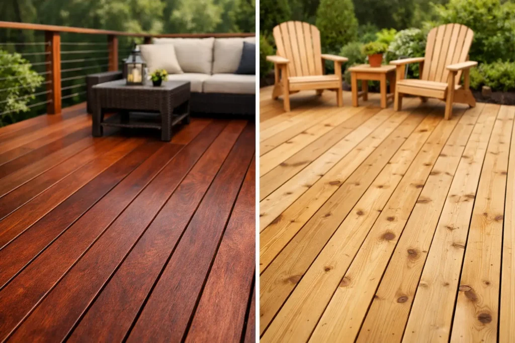 Mahogany Deck vs Cedar: Which Fits Best?