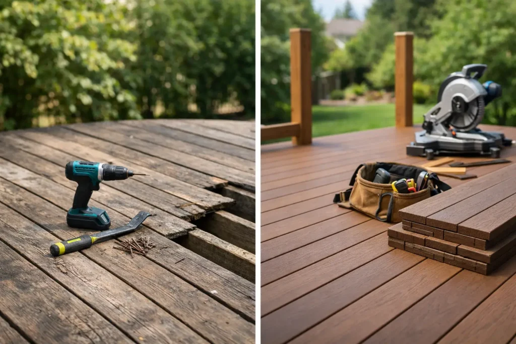 Deck Repair or Replacement? What to Choose