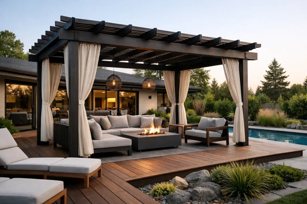 Custom Pergola Deck Builder for Modern Backyards