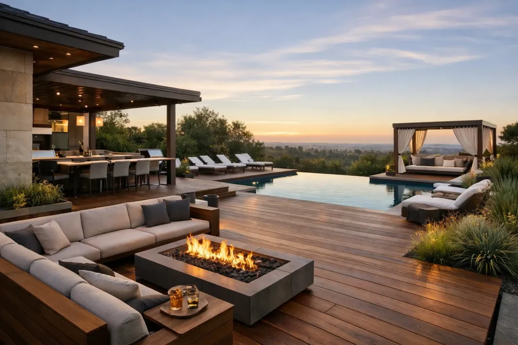 Luxury Backyard Deck Transformation Examples