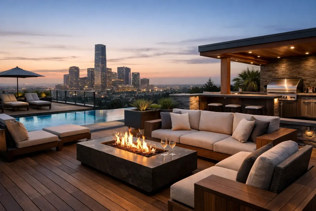 Luxury Rooftop Deck Builder for Lasting Design